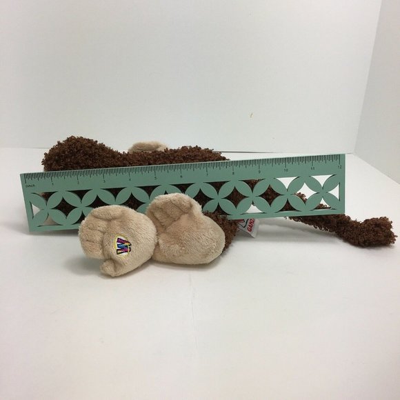 Ganz Webkinz Plush Cheeky Monkey 9" Brown Curly Stuffed Animal No Code Jungle - Picture 8 of 12
